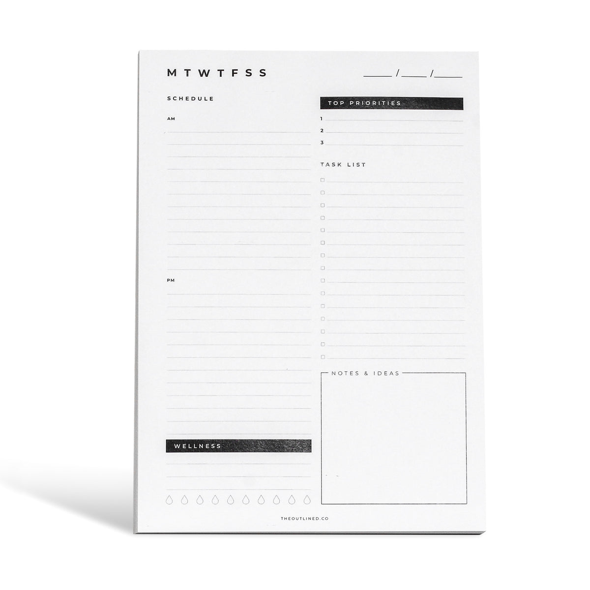 A5 Daily Planner Pad